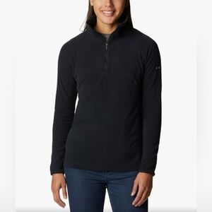 🪻Columbia Women’s Glacial Fleece Black Zip-Up Pullover🪻size:XL